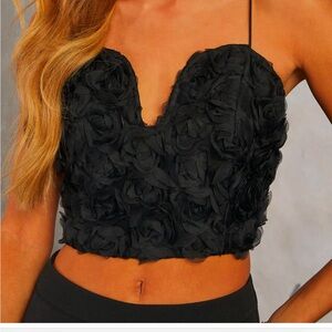 Sweetheart Rose Embellished Top